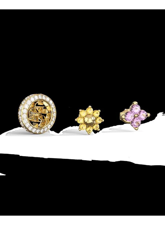 GUESS 4G Crystal Stud Earring Set